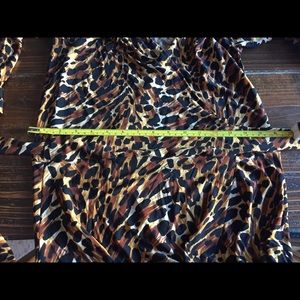 Beautiful Wrap Leopard Print Dress